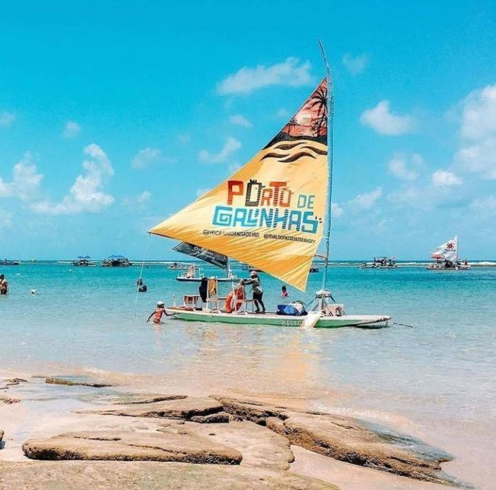 Lindo Apartamento Porto De Galinhas - Ipojuca - Com Churrasqueira E Piscina Εξωτερικό φωτογραφία